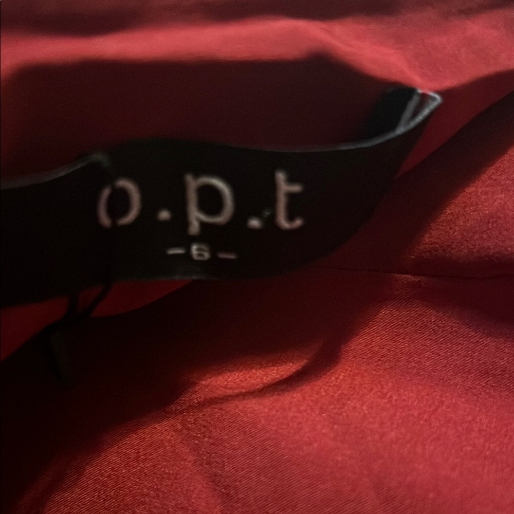 o.p.t Red Strapless Sheath Dress for a Night Out - Picture 6 of 12